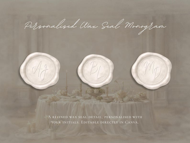 Wedding Website Template Canva Elegant Ivory Invitation with RSVP Editable Online