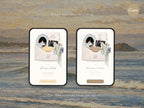Save the Date Website Template  Beach Modern Invitation with RSVP