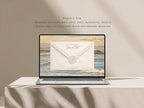 Save the Date Website Template  Beach Modern Invitation with RSVP