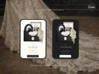 Save the Date Website Template  Black & White Modern Invitation with RSVP