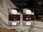 Wedding Website Template Canva Green & Burgundy Invitation with RSVP