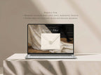 Wedding Website Template Canva Green & Burgundy Invitation with RSVP