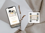 Save the Date Website Template  Beach Modern Invitation with RSVP