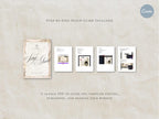 Wedding Website Template Canva Dusty Blue Invitation with RSVP