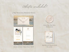 Save the Date Website Template  Beach Modern Invitation with RSVP