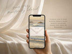 Save the Date Website Template  Beach Modern Invitation with RSVP