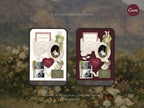Wedding Website Template Canva Green & Burgundy Invitation with RSVP