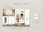 Wedding Website Template Canva Modern Invitation with RSVP