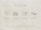 Olive Green Save the Date Website Template Wedding Invitation with RSVP