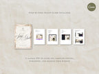 Burgundy Save the Date Website Template Wedding Invitation with RSVP