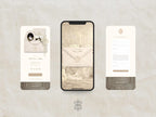 Save the Date Website Template Elegant Ivory Invitation with RSVP