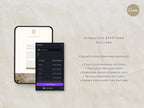 Wedding Website Template Canva Modern Invitation with RSVP