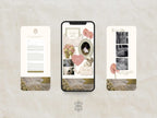 Wedding Website Template Canva Modern Invitation with RSVP