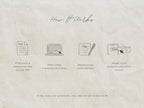 Save the Date Website Template  Sage & Lace Invitation with RSVP