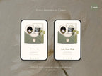 Save the Date Website Template  Sage & Lace Invitation with RSVP