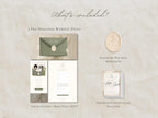 Save the Date Website Template  Sage & Lace Invitation with RSVP
