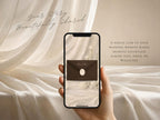 Wedding Website Template Canva Brown and Ivory Invitation with RSVP